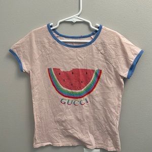 Gucci Girls Watermelon Tee size 10